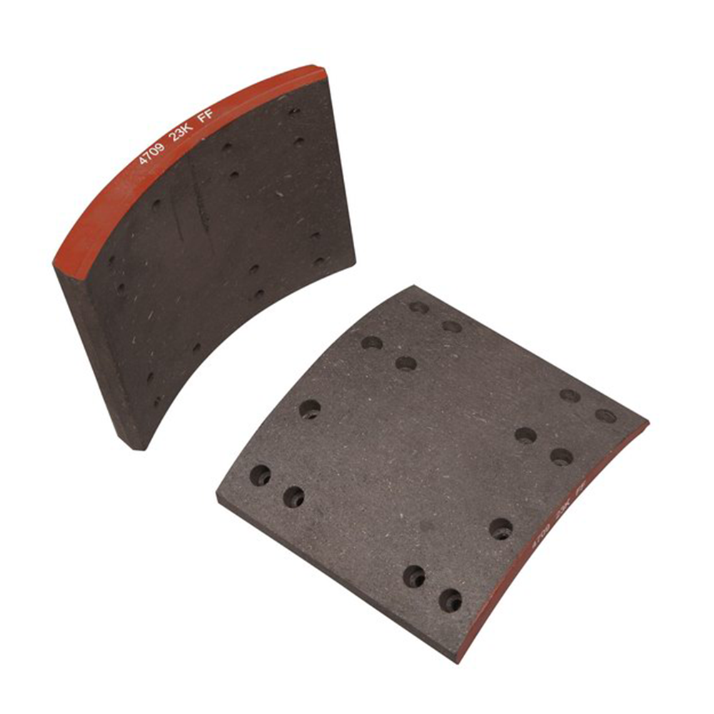 4709 Brake Lining for EATON Heavy-Duty Vehicles with precise 196.1mm arc length and 177.8mm width