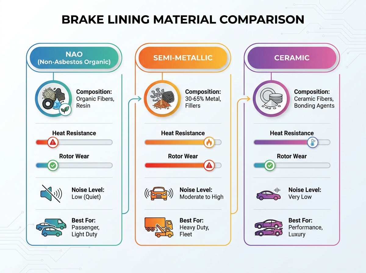 brake linings
